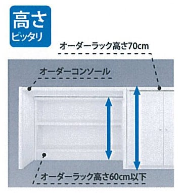 ニトリ　オーダーコンソール奥行レギュラー(幅121 ×奥行29.5×高さ70cm半年使用