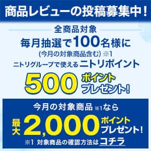 商品レビューの投稿募集中！