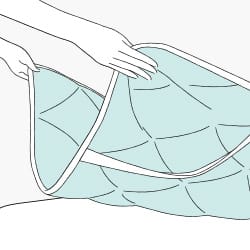 ベッドパッドはこまめに交換