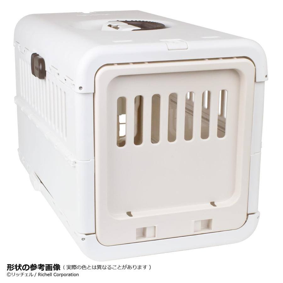 リッチェル キャンピングキャリー 折りたたみ M ダークブラウン
