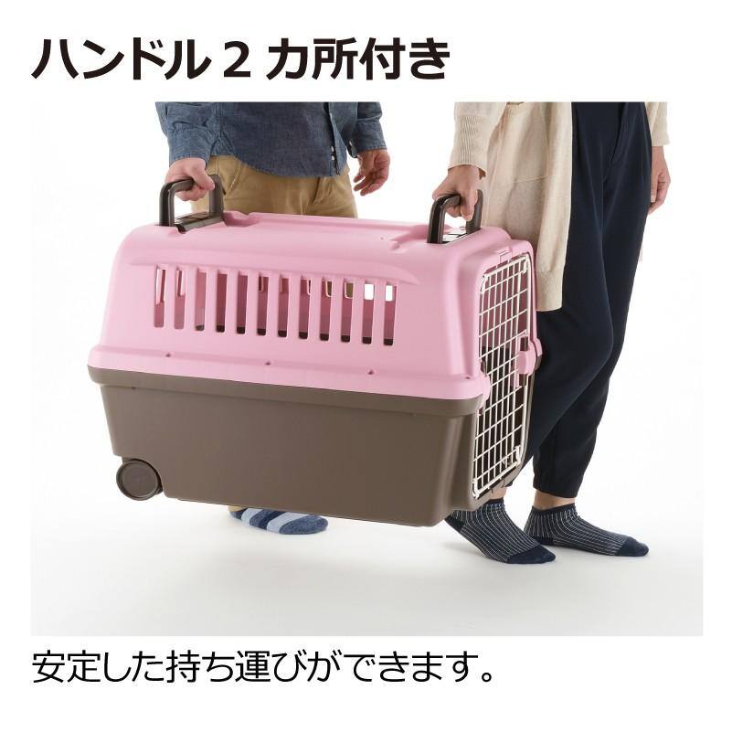 リッチェル キャンピングキャリー L ダークブラウン | ニトリネット