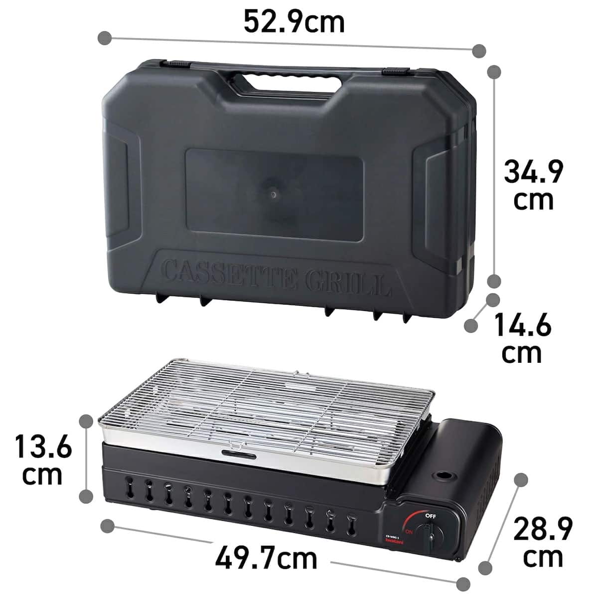 Iwatani カセットガス ワイドBBQグリル CB-WBG-1 | ニトリネット【公式