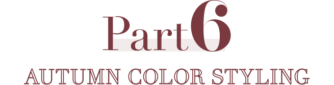 Part6 Autumn color Styling