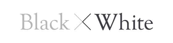 black × White